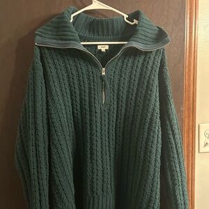Aerie knit quarter zip